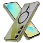 Калъф за Samsung Galaxy S24 FE - Techsuit - Удароустойчив Clear Silicone MagSafe - Опушено Черен