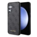 Калъф за Samsung Galaxy S24 - Guess Hardcase 4G Metal Gold Logo (GUHCS24SG4GFGR) - Черен