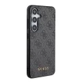 Калъф за Samsung Galaxy S24 - Guess Hardcase 4G Metal Gold Logo (GUHCS24SG4GFGR) - Черен