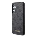 Калъф за Samsung Galaxy S24 - Guess Hardcase 4G Metal Gold Logo (GUHCS24SG4GFGR) - Черен