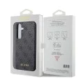 Калъф за Samsung Galaxy S24 - Guess Hardcase 4G Metal Gold Logo (GUHCS24SG4GFGR) - Черен