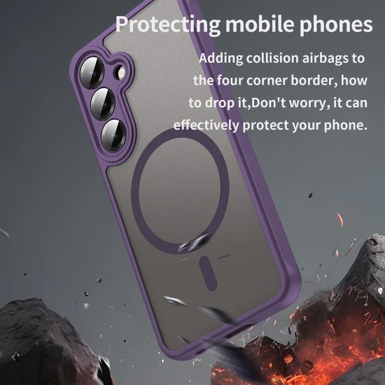 Калъф за Samsung Galaxy S24 - HaloFrost II MagSafe - Лилав