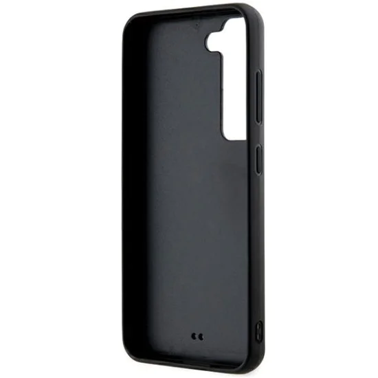 Калъф за Samsung Galaxy S24 - Karl Lagerfeld 3D Design (KLHCHCS24S3DMBKCKCK) - Гумено блестящо лого