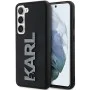 Калъф за Samsung Galaxy S24 - Karl Lagerfeld 3D Design (KLHCHCS24S3DMBKCKCK) - Гумено блестящо лого