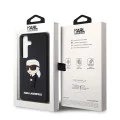 Калъф за Samsung Galaxy S24 - Karl Lagerfeld 3D Design (KLHCHCS24S3DRKINK) - Гумена Иконик