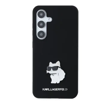 Калъф за Samsung Galaxy S24 - Karl Lagerfeld Silicone (KLHCHCS24SSMHCCHCNPK) - Choupette