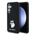 Калъф за Samsung Galaxy S24 - Karl Lagerfeld Silicone (KLHCHCS24SSMHCCHCNPK) - Choupette
