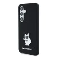 Калъф за Samsung Galaxy S24 - Karl Lagerfeld Silicone (KLHCHCS24SSMHCCHCNPK) - Choupette