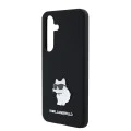 Калъф за Samsung Galaxy S24 - Karl Lagerfeld Silicone (KLHCHCS24SSMHCCHCNPK) - Choupette