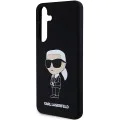 Калъф за Samsung Galaxy S24 - Karl Lagerfeld Silicone (KLHCHCS24SSNIKKBCK) - Ikonik
