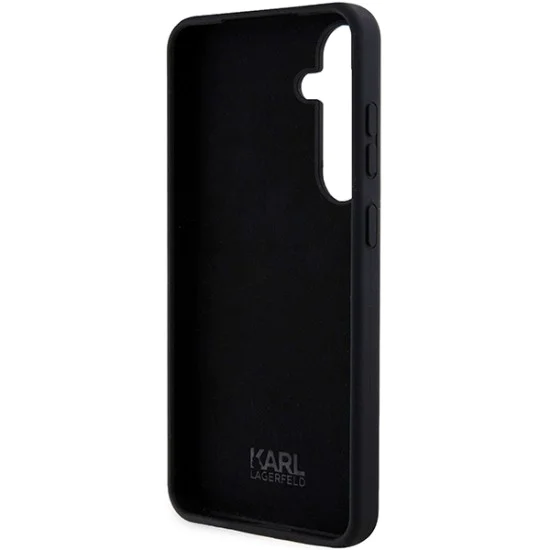 Калъф за Samsung Galaxy S24 - Karl Lagerfeld Silicone (KLHCHCS24SSNIKKBCK) - Ikonik