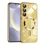Калъф за Samsung Galaxy S24 - Луксозен Glitter MagSafe - Златен