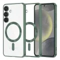 Калъф за Samsung Galaxy S24 - Luxury Crystal MagSafe - Deep Green