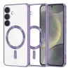 Калъф за Samsung Galaxy S24 - Luxury Crystal MagSafe - Светло лилав