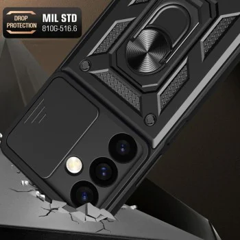 Калъф за Samsung Galaxy S24 Plus - CamShield Series - черен