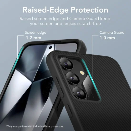 Калъф за Samsung Galaxy S24 Plus - ESR Air Shield Boost Kickstand - Черен