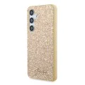 Калъф за Samsung Galaxy S24 Plus - Guess Glitter Script (GUHCS24MHGGGGSHD) - Златен