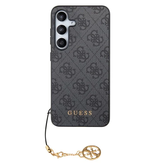Калъф за Samsung Galaxy S24 Plus - Guess Hardcase 4G Charms Collection (GUHCS24MGF4GGR) - черен