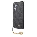 Калъф за Samsung Galaxy S24 Plus - Guess Hardcase 4G Charms Collection (GUHCS24MGF4GGR) - черен