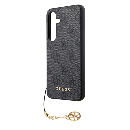 Калъф за Samsung Galaxy S24 Plus - Guess Hardcase 4G Charms Collection (GUHCS24MGF4GGR) - черен