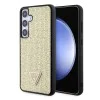 Калъф за Samsung Galaxy S24 Plus - Guess Rhinestone Triangle (GUHCS24MHDHDGPD) - златен