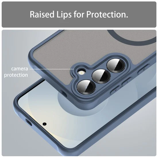 Калъф за Samsung Galaxy S24 Plus - HaloFrost II MagSafe - Тъмно Blue
