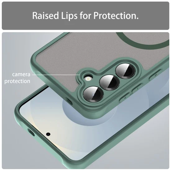 Калъф за Samsung Galaxy S24 Plus - HaloFrost II MagSafe - Зелен