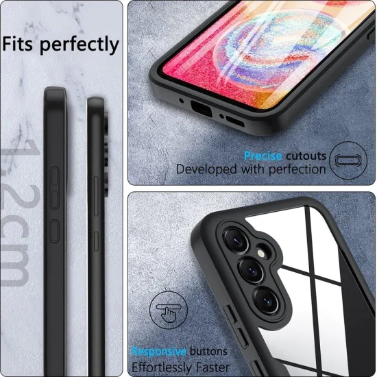 Калъф за Samsung Galaxy S24 Plus + Калъф - ColorVerse 360 ​​Series - Розов