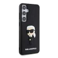 Калъф за Samsung Galaxy S24 Plus - Karl Lagerfeld 3D Design (KLHCHCS24M3DRKINK) - Гумена иконик