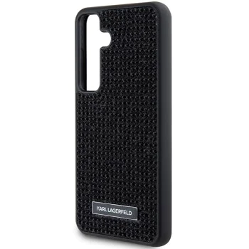 Калъф за Samsung Galaxy S24 Plus - Karl Lagerfeld Hardcase Rhinestone (KLHCHCS24MHDSPRK) - Метално лого