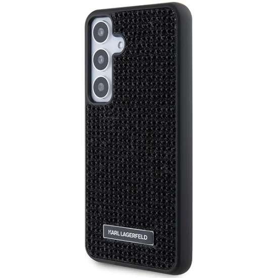 Калъф за Samsung Galaxy S24 Plus - Karl Lagerfeld Hardcase Rhinestone (KLHCHCS24MHDSPRK) - Метално лого