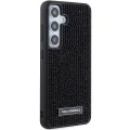 Калъф за Samsung Galaxy S24 Plus - Karl Lagerfeld Hardcase Rhinestone (KLHCHCS24MHDSPRK) - Метално лого