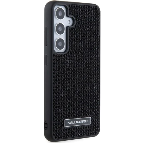 Калъф за Samsung Galaxy S24 Plus - Karl Lagerfeld Hardcase Rhinestone (KLHCHCS24MHDSPRK) - Метално лого