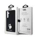 Калъф за Samsung Galaxy S24 Plus - Karl Lagerfeld Silicone (KLHCHCS24MSMHCCHCNPK) - Choupette Metal Pin