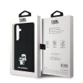 Калъф за Samsung Galaxy S24 Plus - Karl Lagerfeld Silicone (KLHCHCS24MSMHMHKCNPK) - Karl&Choupette Metal Pin