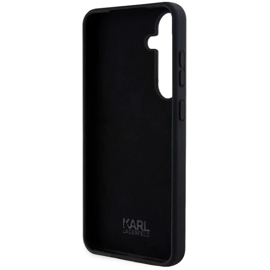 Калъф за Samsung Galaxy S24 Plus - Karl Lagerfeld Silicone (KLHCHCS24MSNIKKBCK) - Ikonik