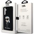 Калъф за Samsung Galaxy S24 Plus - Karl Lagerfeld Silicone (KLHCHCS24MSNIKKBCK) - Ikonik