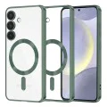 Калъф за Samsung Galaxy S24 Plus - Luxury Crystal MagSafe - Deep Green