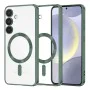 Калъф за Samsung Galaxy S24 Plus - Luxury Crystal MagSafe - Deep Green