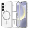 Калъф за Samsung Galaxy S24 Plus - Luxury Crystal MagSafe - Сребрист