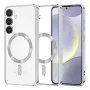 Калъф за Samsung Galaxy S24 Plus - Luxury Crystal MagSafe - Сребрист