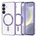 Калъф за Samsung Galaxy S24 Plus - Luxury Crystal MagSafe - Светло лилав
