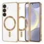 Калъф за Samsung Galaxy S24 Plus - Luxury Crystal MagSafe - Златен