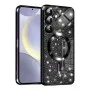 Калъф за Samsung Galaxy S24 Plus - Luxury Glitter MagSafe - Черен