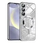 Калъф за Samsung Galaxy S24 Plus - Luxury Glitter MagSafe - Сребрист