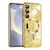 Калъф за Samsung Galaxy S24 Plus - Luxury Glitter MagSafe - Златен
