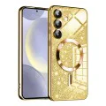 Калъф за Samsung Galaxy S24 Plus - Luxury Glitter MagSafe - Златен
