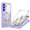 Калъф за Samsung Galaxy S24 Plus + Протектор - ColorVerse 360 ​​MagSafe MagSafe Series - лилав