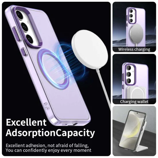 Калъф за Samsung Galaxy S24 Plus / S25 Plus - CandyCase MagSafe - Лилав