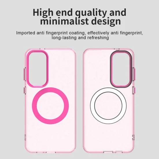 Калъф за Samsung Galaxy S24 Plus / S25 Plus - CandyCase MagSafe - Розов